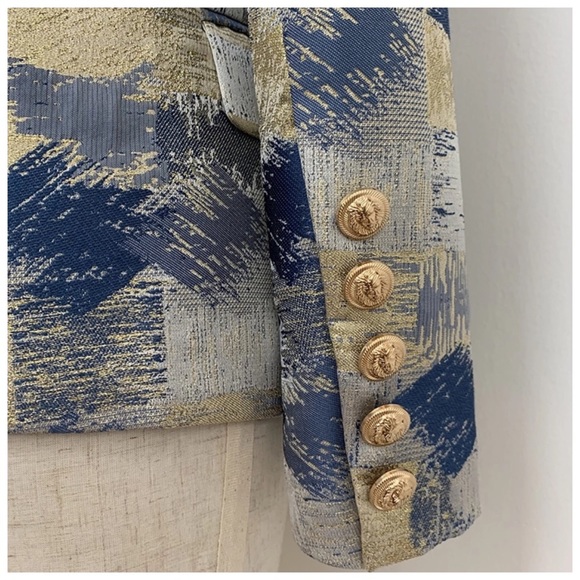 Metallic Patchwork Jacket The Olmey - Picture 8 of 11